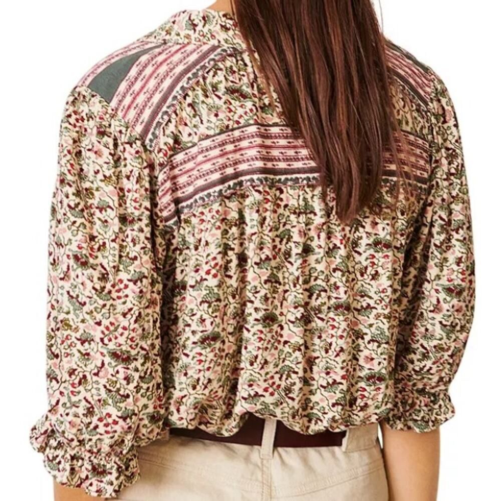 Ba&shβMel Button Down Shirt Top Women's Sz. S - Picture 3 of 9